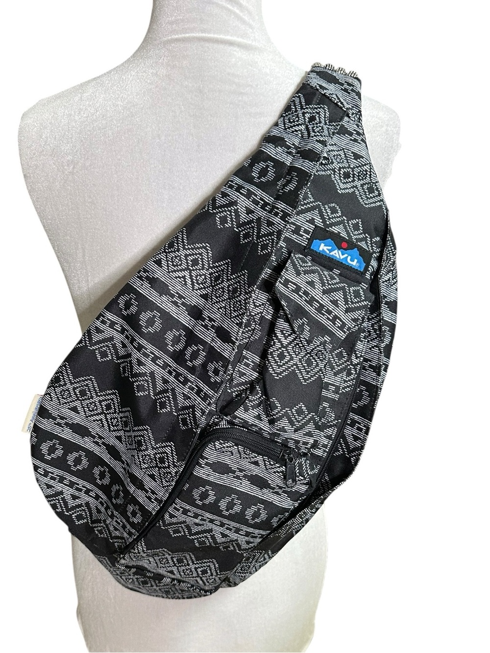 KAVU Rope Sling Bag 25th Anniversary Pattern.